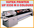 Vutek Printer up 5330 M 8 Colours
